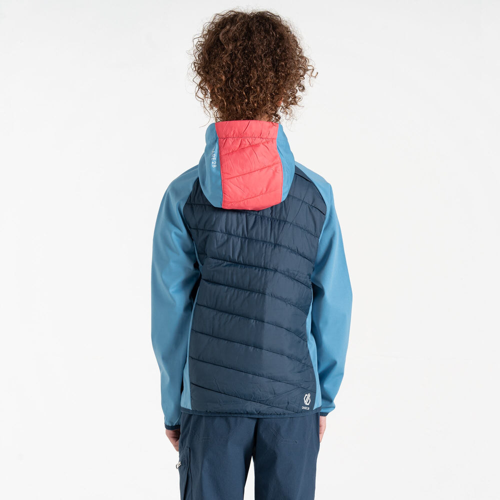 
                  
                    Laden Sie das Bild in den Galerie-Viewer, Explore Hybrid - Kinder Jacke | wasserdicht und atmungsaktiv - Pink-Blau
                  
                