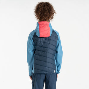 
                  
                    Laden Sie das Bild in den Galerie-Viewer, Explore Hybrid - Kinder Jacke | wasserdicht und atmungsaktiv - Pink-Blau
                  
                