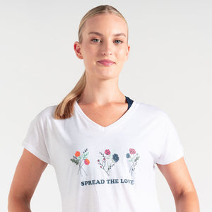 
                  
                    Laden Sie das Bild in den Galerie-Viewer, Calm Tee - Damen T-Shirt | ultra-weicher Griff - Weiß
                  
                
