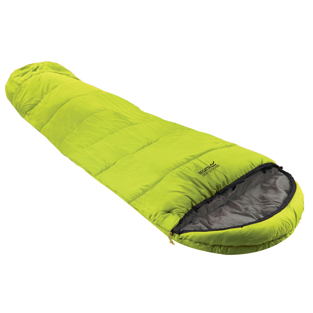 Montegra 200 - Mumienschlafsack | doppellagige Steppung - Neongrün