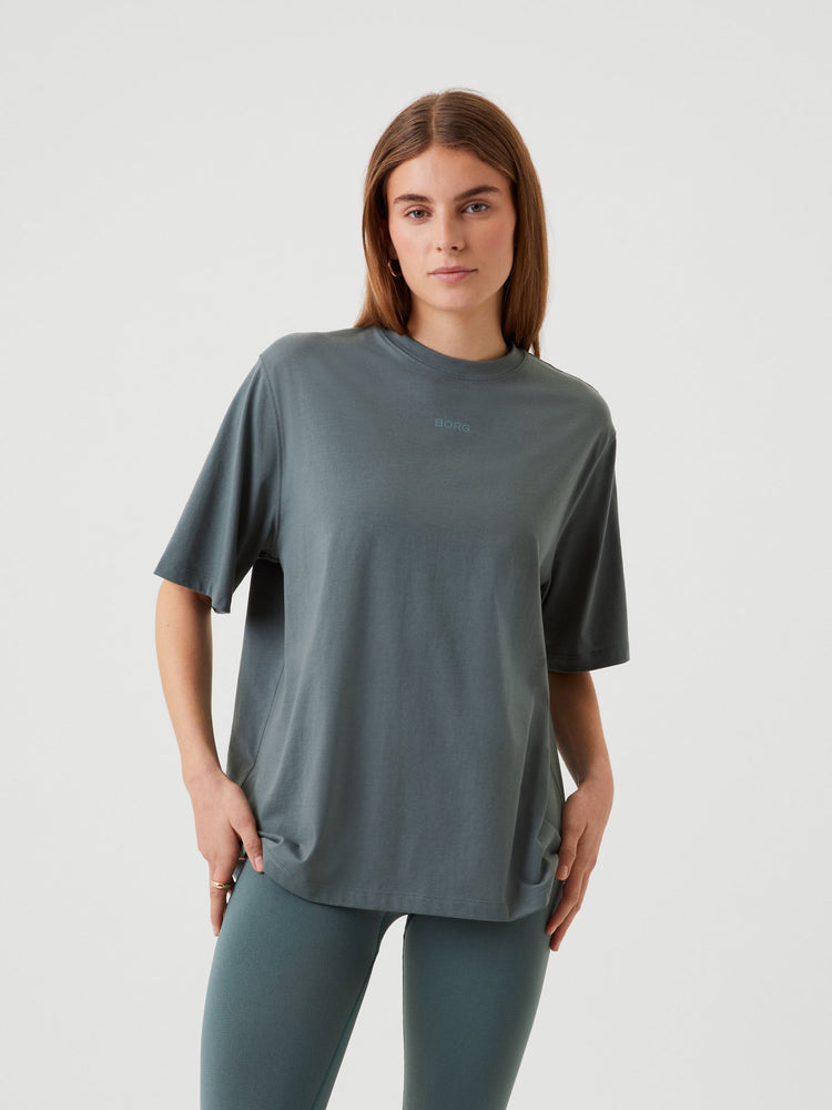 STUDIO T-SHIRT - Damen T-Shirt | lockere, übergroße Passform - Grün