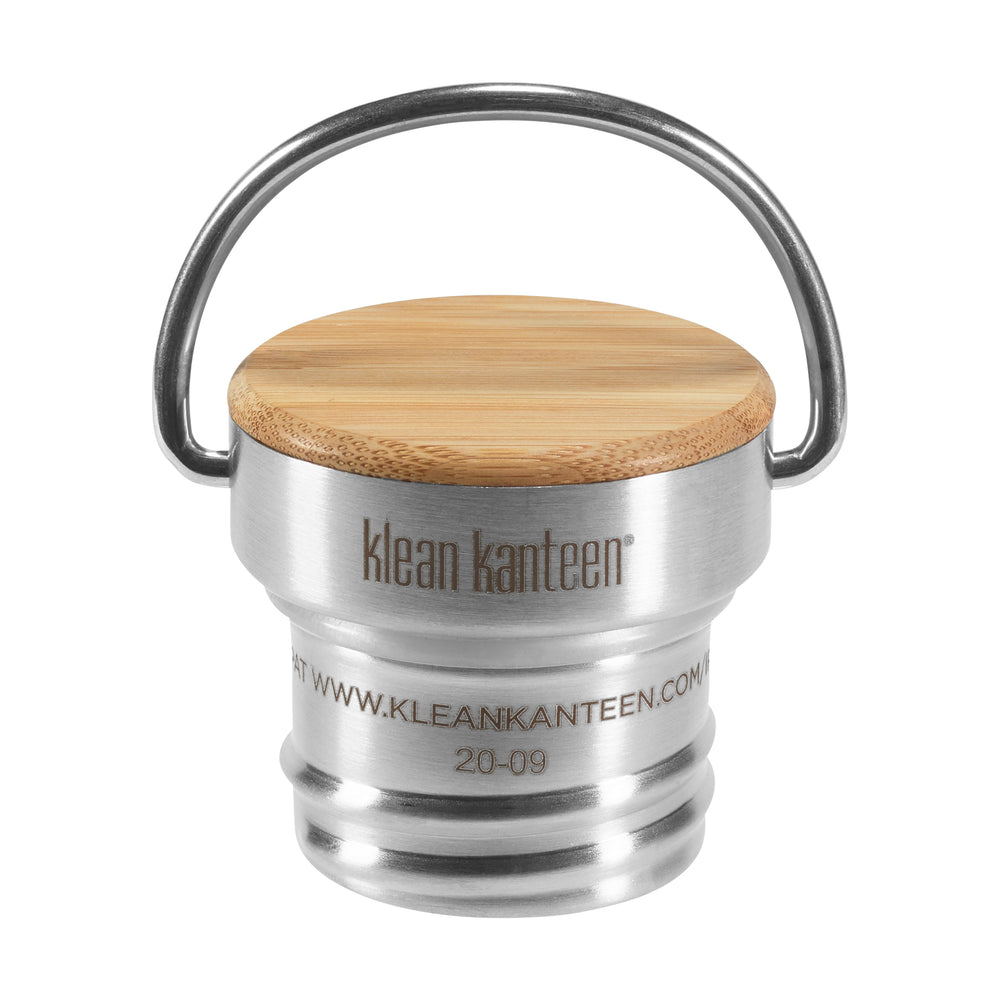 Klean Kanteen®Bamboo Cap-BS - Ersatzcap | elegentes Design - Silber