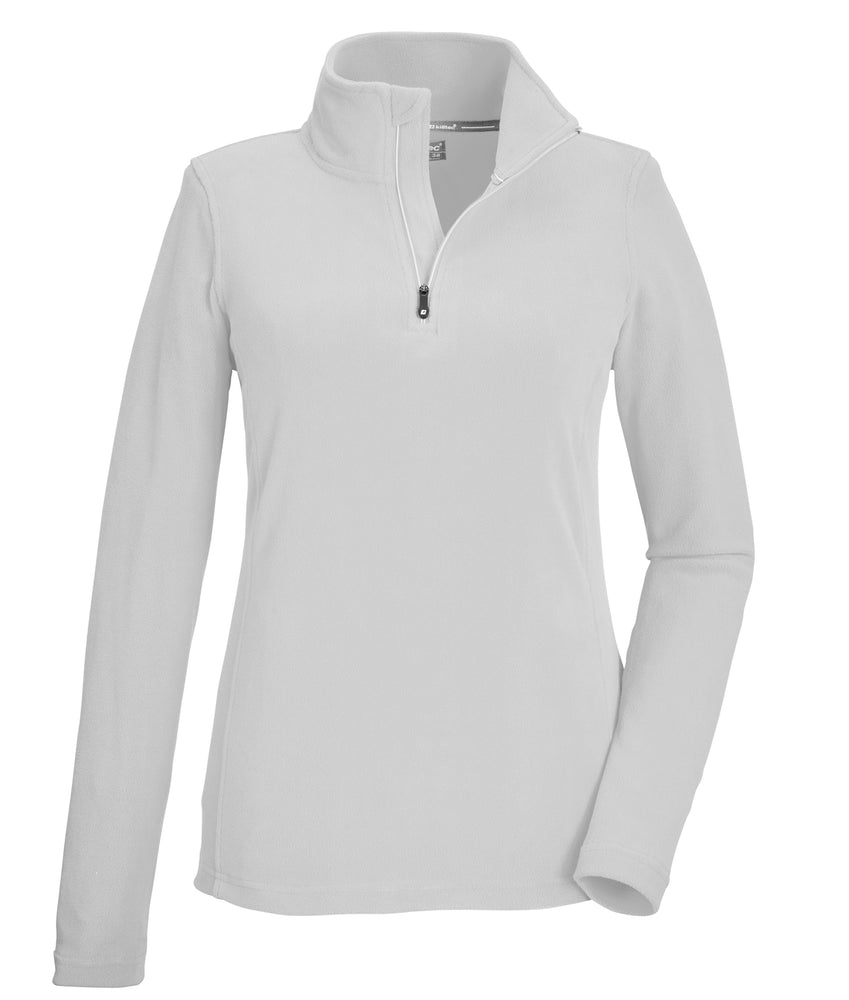 KSW 101 FLC SHRT - Damen Fleeceshirt | mit Stehkragen - Weiß