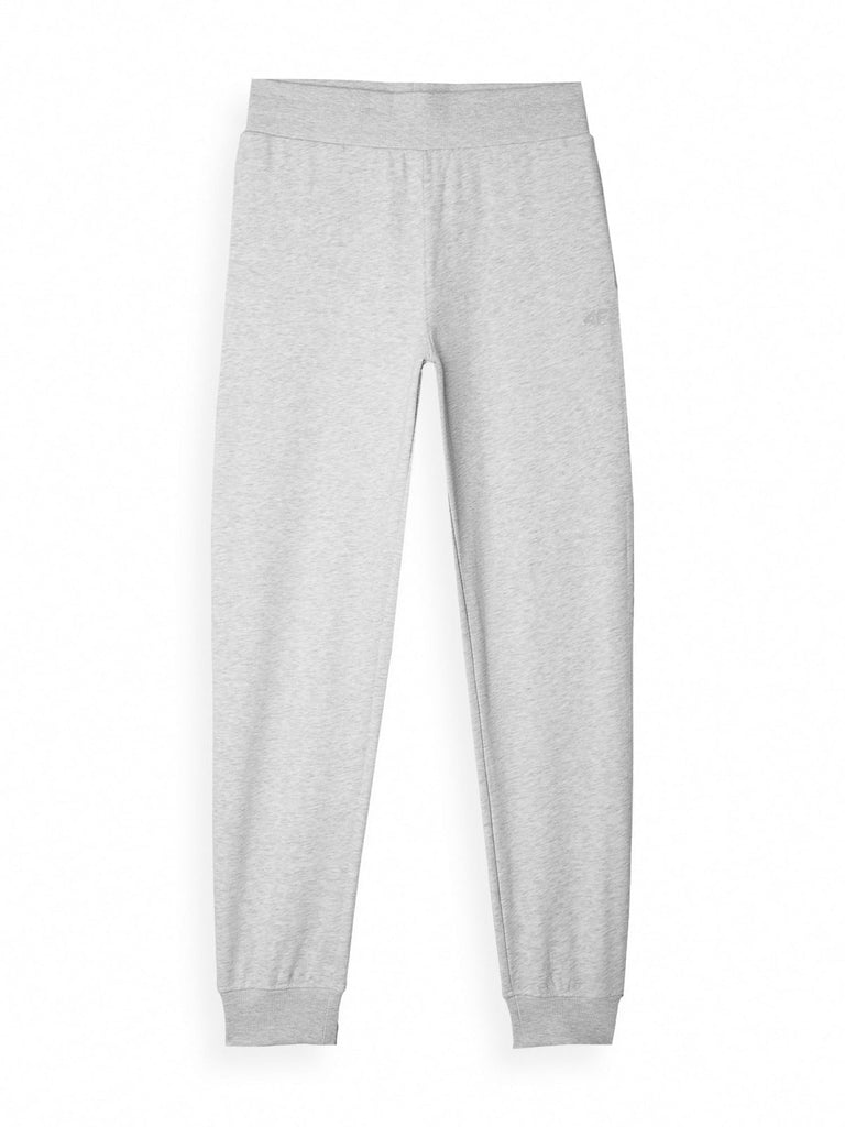 4F Hose - Damen Basic Sporthose | einstellbare Taille - Grau COLD LIGHT GREY MELANGE Bild 3