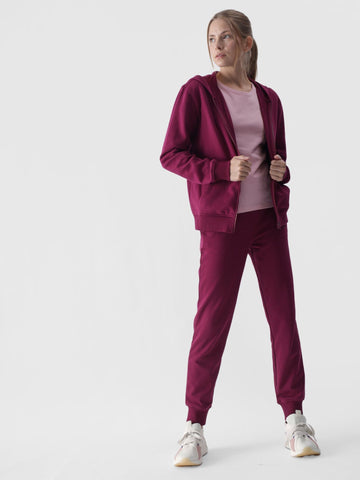 4F Hose - Damen Basic Sporthose | einstellbare Taille - Violet VIOLET Bild 1
