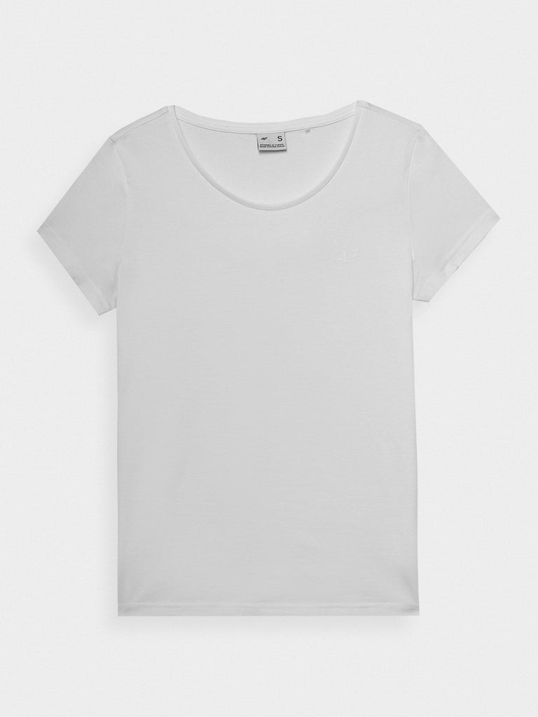 4F TSHIRT - Damen Shirt | mit Baumwolle - Weiß WHITE Bild 4
