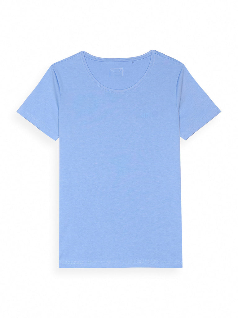 4F TSHIRT - Damen Shirt | mit Baumwolle - Blau DENIM Bild 4