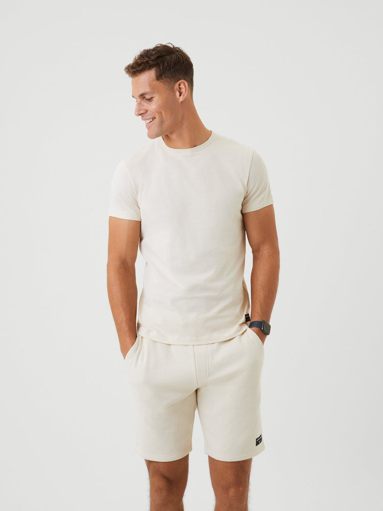 CENTRE T-SHIRT - Herren T-Shirt | aus Baumwolle - Weiß