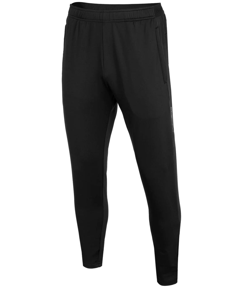 Herren Jogginghose | mit geradem Bein und Reißverschlusstaschen - Schwarz