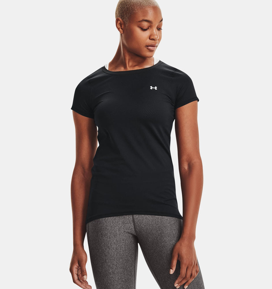 Armour SS - Damen T-Shirt | aus extraweichem Netzstoff - Schwarz