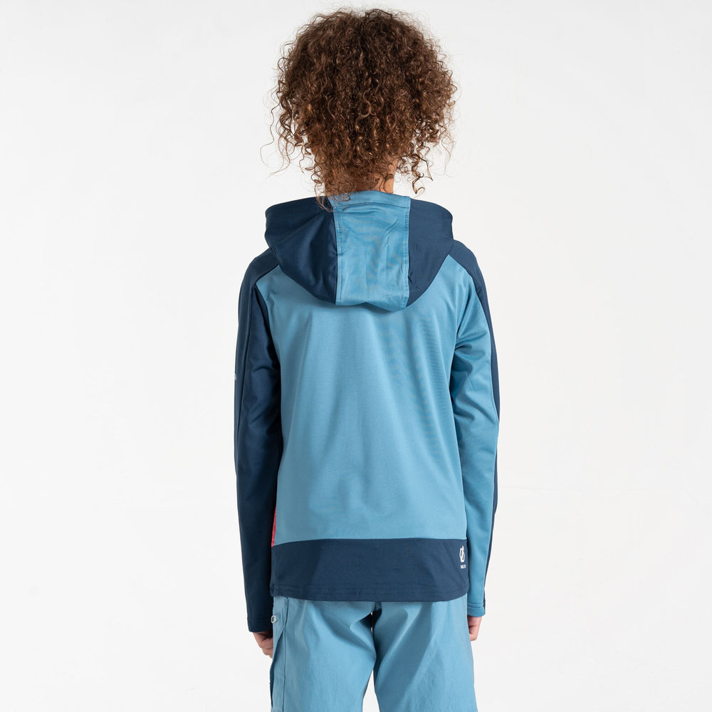 
                  
                    Laden Sie das Bild in den Galerie-Viewer, Thriving II Core Str - Kinder Zip-Jacke | mit fixierter Kapuze - Pink-Blau
                  
                