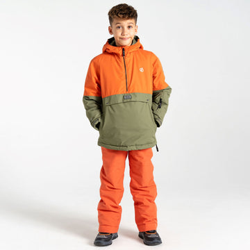 Dare2B Freehand Jacket - Kinder Skijacke  Orange-Olivgrün