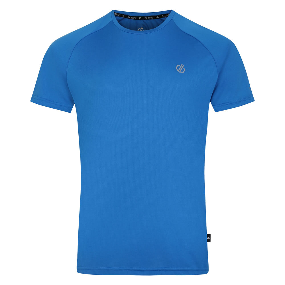 Accelerate Tee - Herren T-Shirt | reflektierende Details - Blau