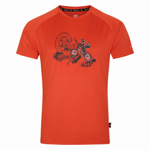 
                  
                    Laden Sie das Bild in den Galerie-Viewer, Tech Tee - Herren T-Shirt | reflektierende Prints - Orange
                  
                