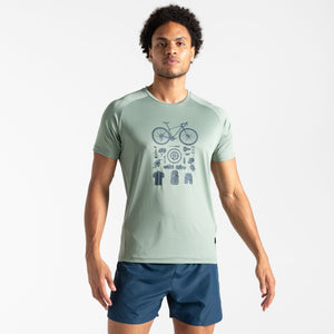 
                  
                    Laden Sie das Bild in den Galerie-Viewer, Tech Tee - Herren T-Shirt | reflektierende Prints - Grün
                  
                