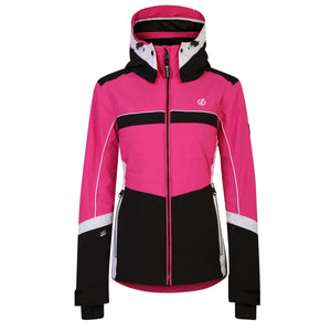 
                  
                    Laden Sie das Bild in den Galerie-Viewer, Vitilised Jacket - Damen Skijacke | mit abnehmbarer Kapuze - Pink
                  
                