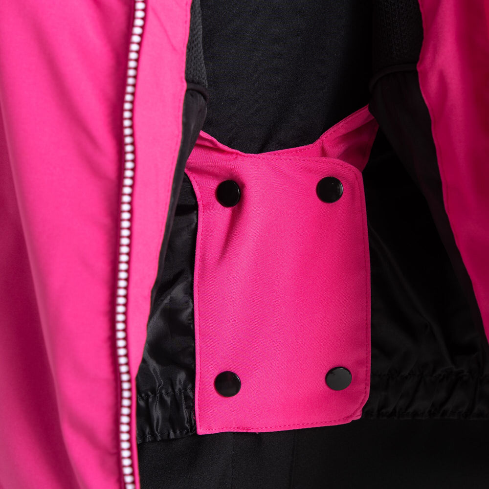 
                  
                    Laden Sie das Bild in den Galerie-Viewer, Ice Jacket - Damen Skijacke | mit verschweißten Nähten - Pink-Schwarz
                  
                
