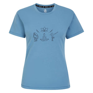 
                  
                    Laden Sie das Bild in den Galerie-Viewer, TranquilityII Tee - Damen T-Shirt | aus Baumwolle - Blau
                  
                
