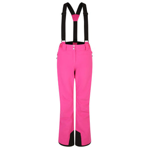 
                  
                    Laden Sie das Bild in den Galerie-Viewer, Diminish Pant - Damen Skihose - reguläre Beinlänge | mit abnehmbaren Hosenträgern - Pink
                  
                