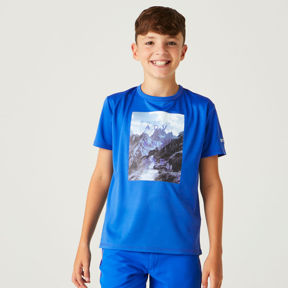 Alvarado VIII - Kinder T-Shirt | schnell trocknend - Blau