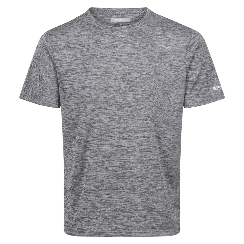 Fingal Edition - Herren T-Shirt | aus meliertem Jersey Gewebe - Grau
