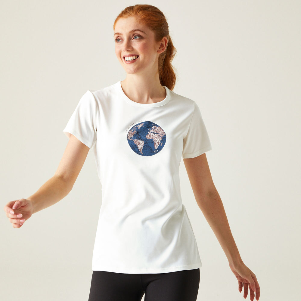 Wmn Fingal VIII - Damen T-Shirt | schnelltrocknend - Weiß