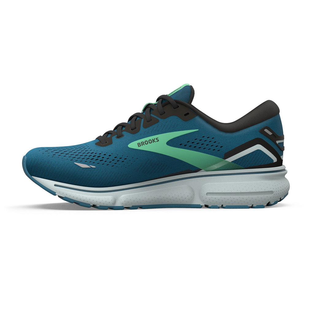 Ghost 15 - Herren Laufschuh | softer, angenehmer Laufkomfort - Blau Moroccan Blue/Black/Spring Bud Bild 4