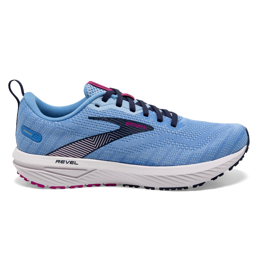 Revel 6  - Damen Laufschuh | mit verbesserter Dämpfung - Hellblau Marina/Lilac Rose/Pink Bild 1