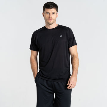Accelerate Tee - Herren T-Shirt | mit reflektierenden Prints - Schwarz Black Bild 1