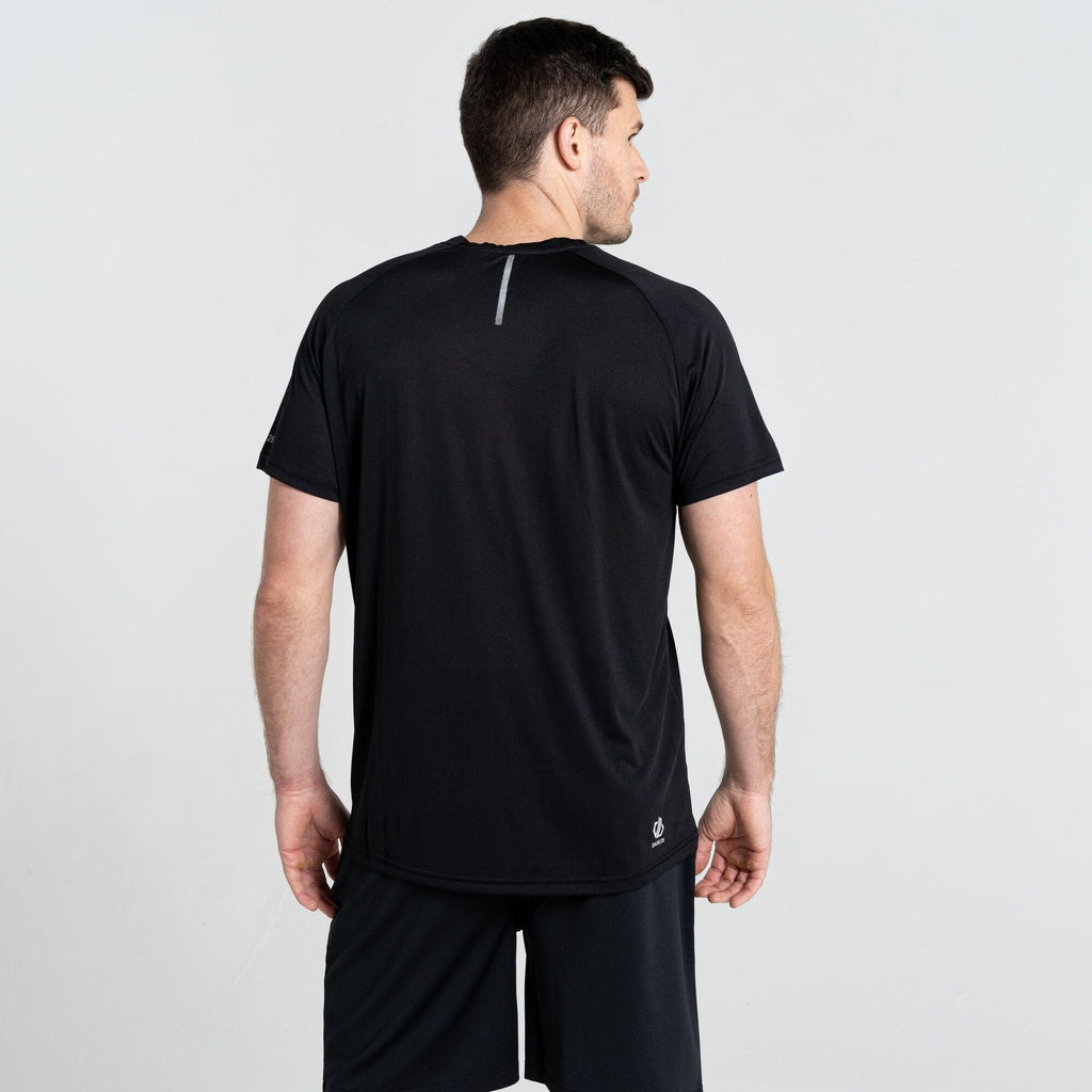 Accelerate Tee - Herren T-Shirt | mit reflektierenden Prints - Schwarz Black Bild 3