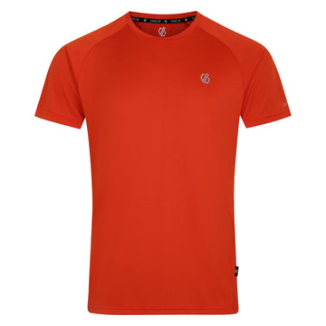 Accelerate Tee - Herren T-Shirt | reflektierende Details - Orange Cinnamon Bild 1