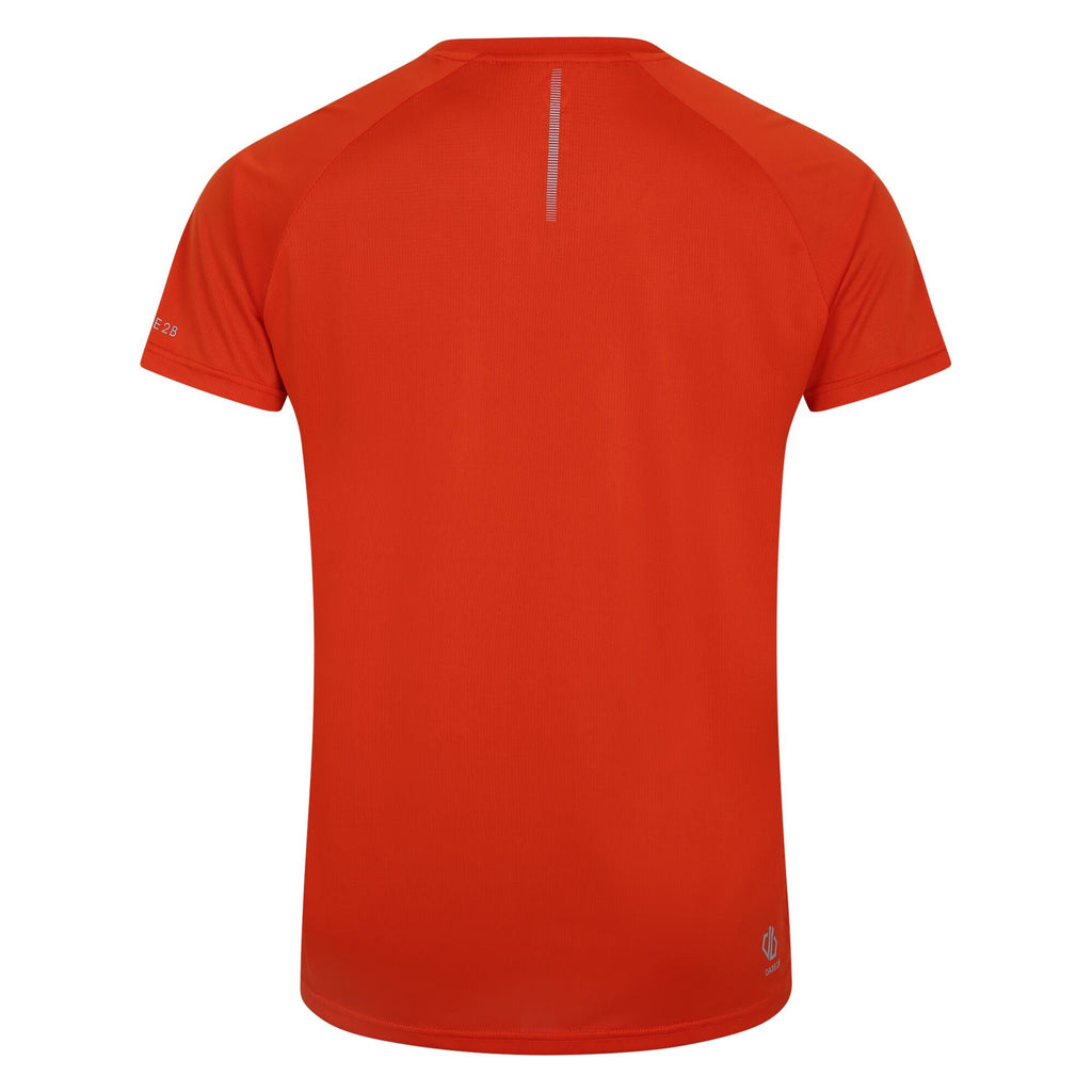 Accelerate Tee - Herren T-Shirt | reflektierende Details - Orange Cinnamon Bild 2