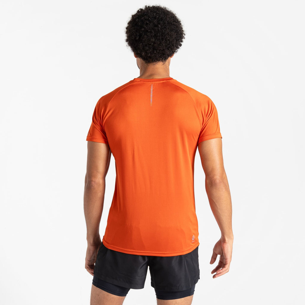 Accelerate Tee - Herren T-Shirt | reflektierende Details - Orange Cinnamon Bild 4