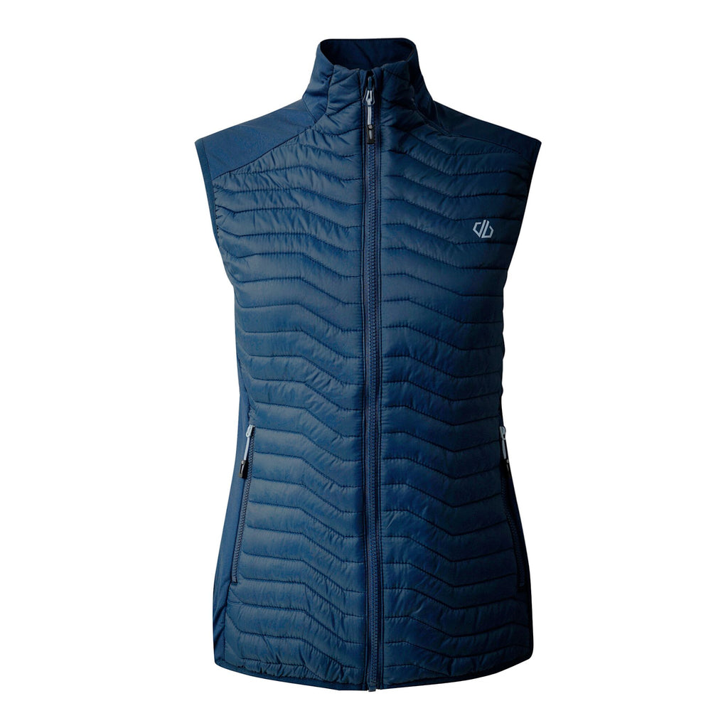 Altimeter II Vest - Damen Gilet | hoher anliegender Kragen - Blau MoonLt Denim Bild 3