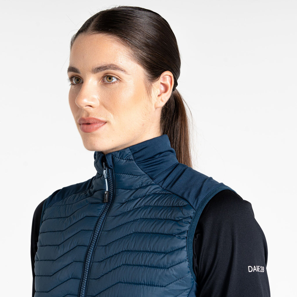 Altimeter II Vest - Damen Gilet | hoher anliegender Kragen - Blau MoonLt Denim Bild 5