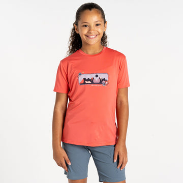 Amuse II Tee - Kinder T-Shirt | Grafikdruck - Rosa Peach Bloom Bild 1