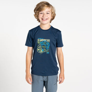 Amuse II Tee - Kinder T-Shirt | Grafikdruck - Blau Mnlt/MnltDnm Bild 1