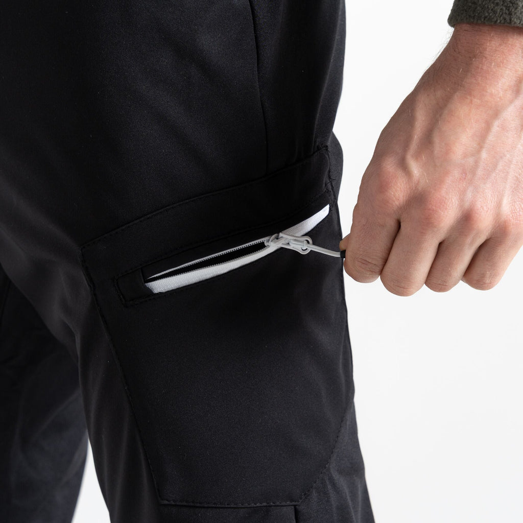 Appended II Trs - Herren Wanderhose | mit abnehmbaren Gamaschen - Schwarz Black Bild 7