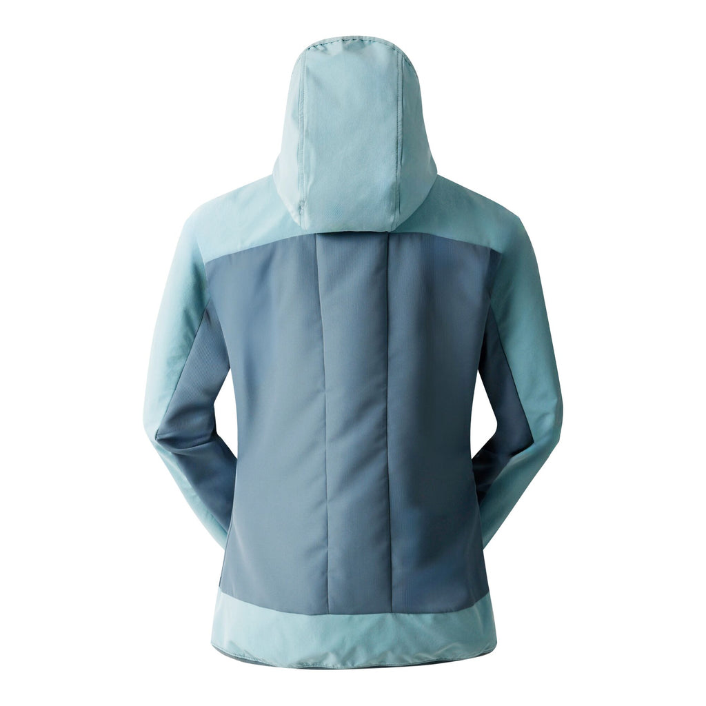 Ardently II Softshell - Damen Jacke | Kapuze mit Gummizug - Blau Aquifr/ElGry Bild 4
