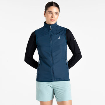 Ardently II Vest - Damen Gilet | Armausschnitt mit Stretch-Einfassung - Blau MoonLt Denim Bild 1