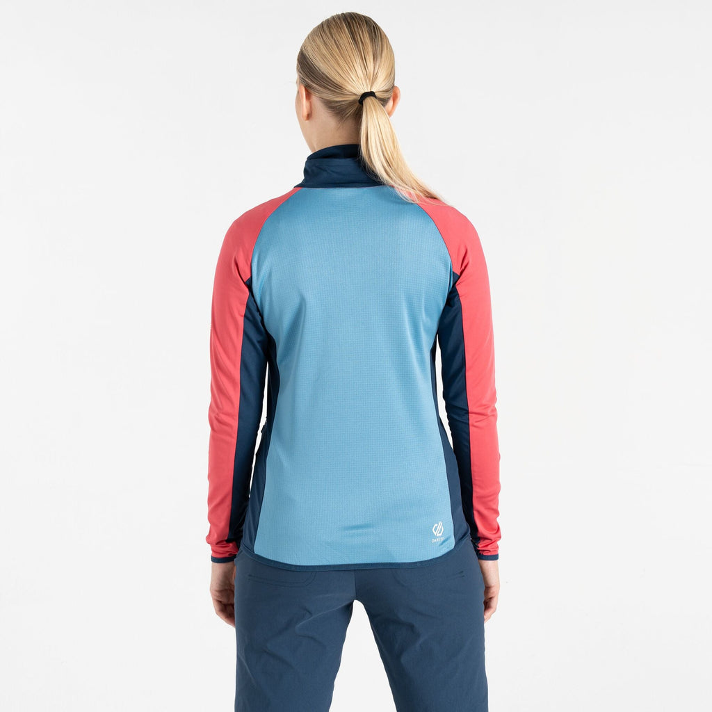 Ascending CoreStr - Damen Stretchjacke | anliegender Kragen - Blau Niagara Blue/Sorbet Pink Bild 4