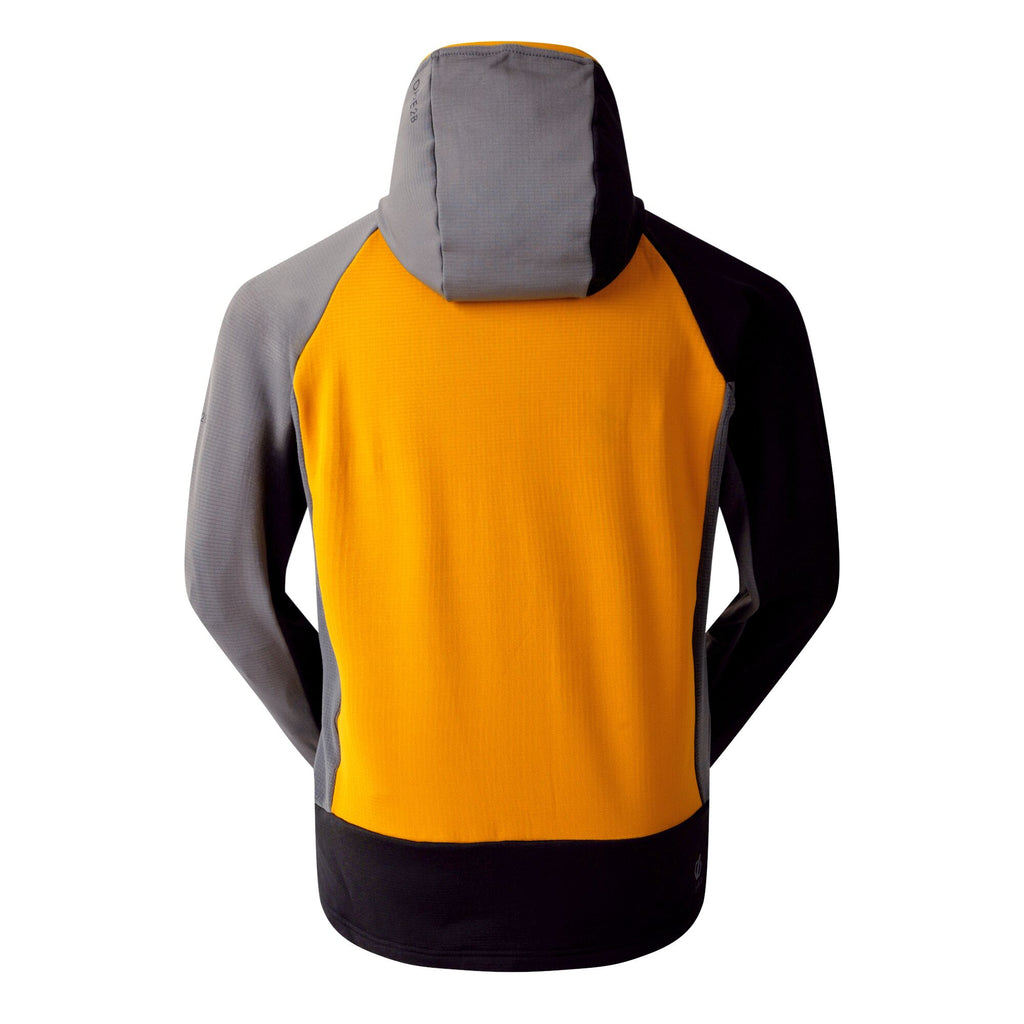 Assimilate IV Stretch Midlayer - Herren Jacke | fixierte Kapuze - Orange Schwarz Blk/DsertSun Bild 4