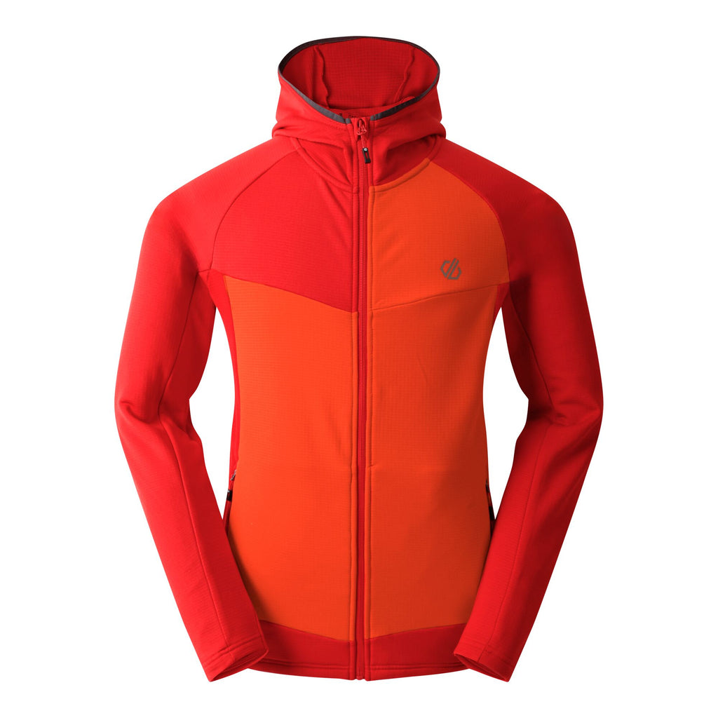 Assimilate IV Stretch Midlayer - Herren Jacke | fixierte Kapuze - Rot DgrRd/SeviRd Bild 3