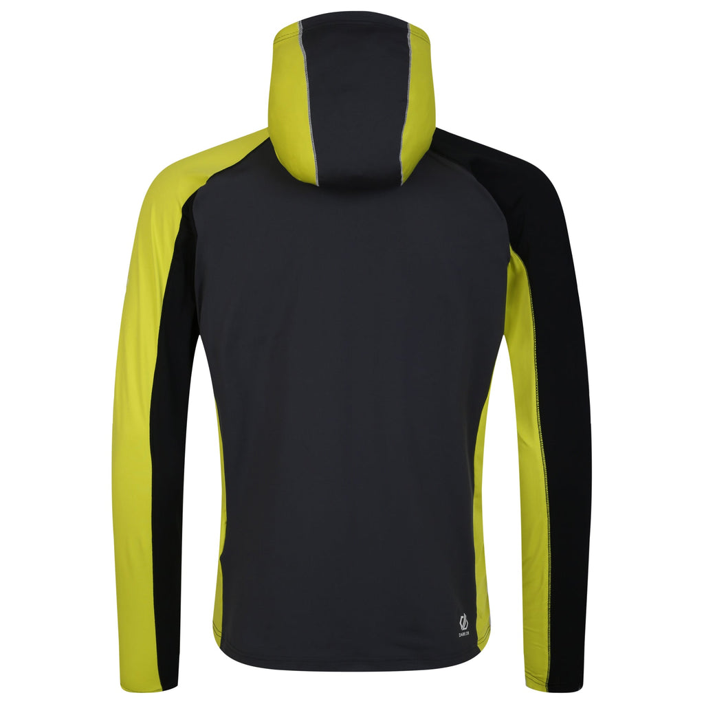 AssimilateCoreStr - Herren Zip-Jacke | mit fixierter Kapuze - Gelb-Schwarz NeonSpng/Blk Bild 3