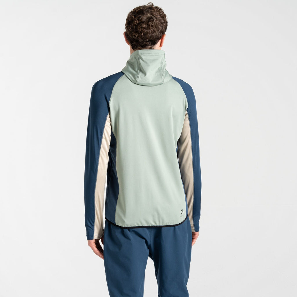 AssimilateIICrStr - Herren Stretchjacke | fixierte Kapuze - Olive Lily Pad/Moonlight Denim Bild 4