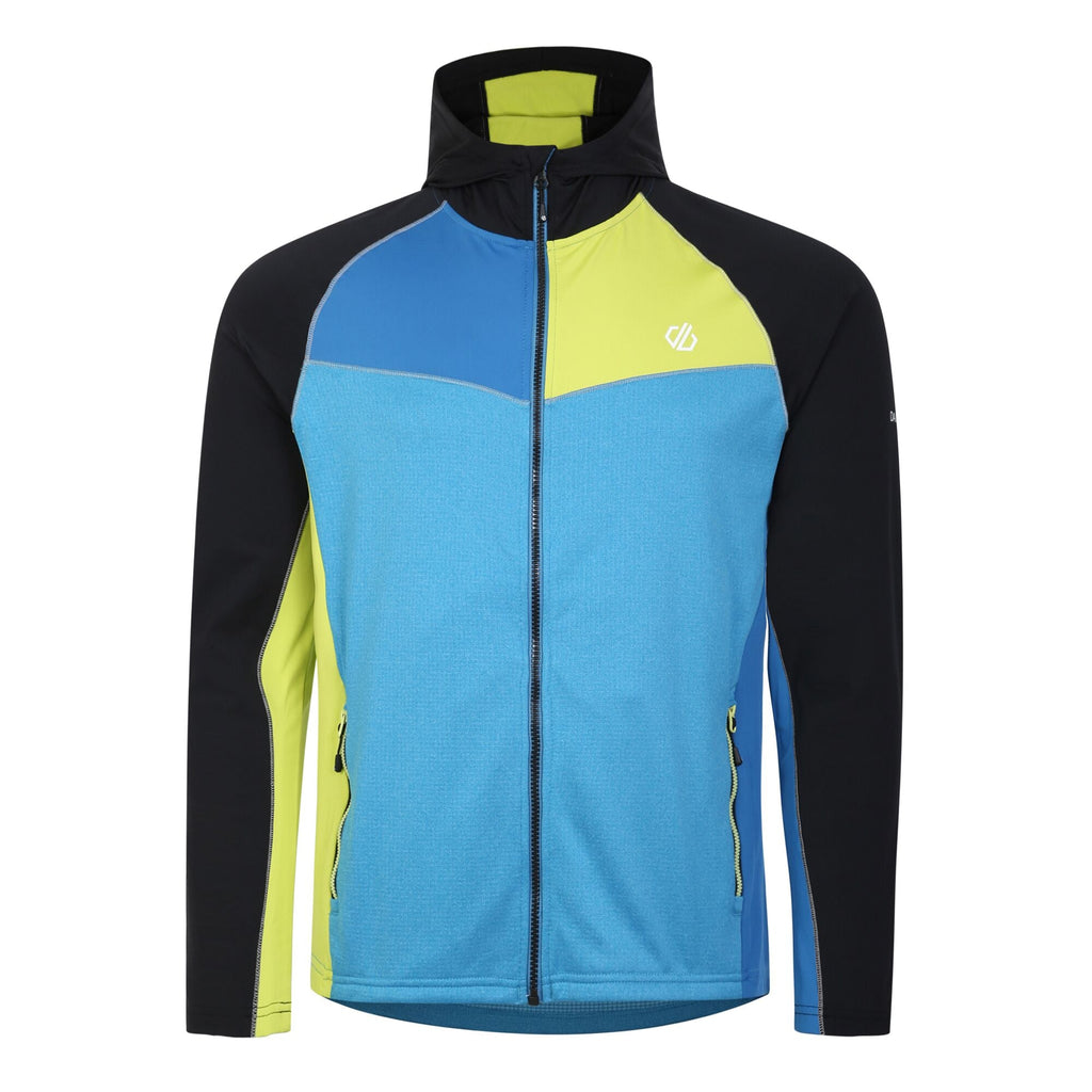 Contend Core Str - Herren Midlayer | mit fixierter Kapuze - Blau-Schwarz Bk/GrnAlg/Dp Bild 2
