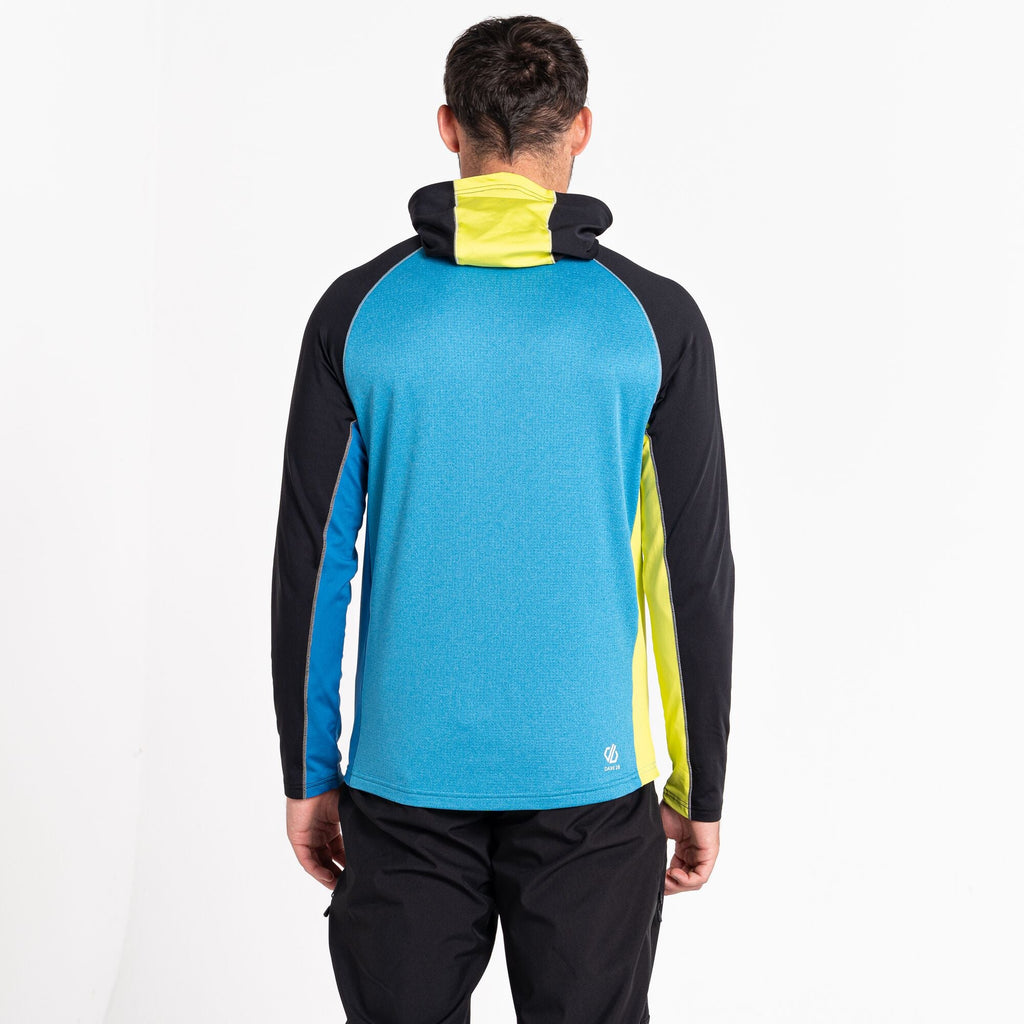 Contend Core Str - Herren Midlayer | mit fixierter Kapuze - Blau-Schwarz Bk/GrnAlg/Dp Bild 5