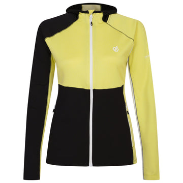 ConveyIICoreStrch - Damen Zip-Jacke | mit fixierter Kapuze - Gelb-Schwarz YelPlmMrl/Bk Bild 1