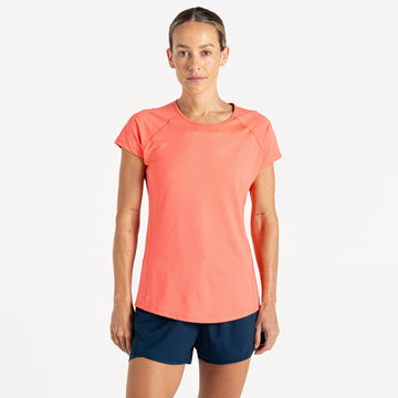 Corral Tee - Damen T-Shirt | flexible Passform - Orange Peach Bloom Bild 1