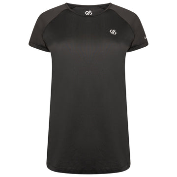 Corral Tee - Damen T-Shirt | mit reflektierenden Prints - Schwarz Black/Black Bild 1
